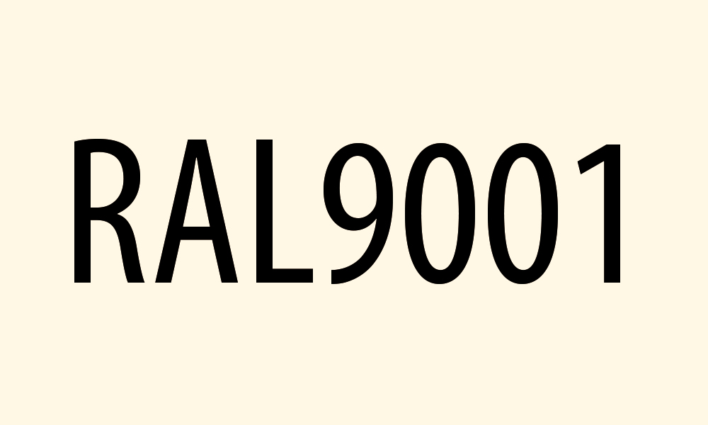 RAL 9001 Cremeweiß