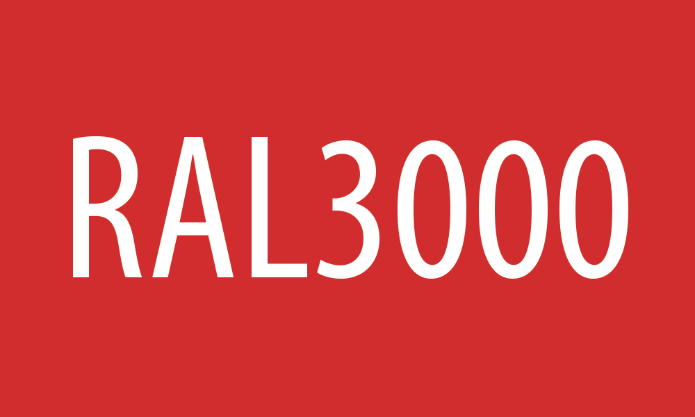 RAL 3000 Feuerrot 