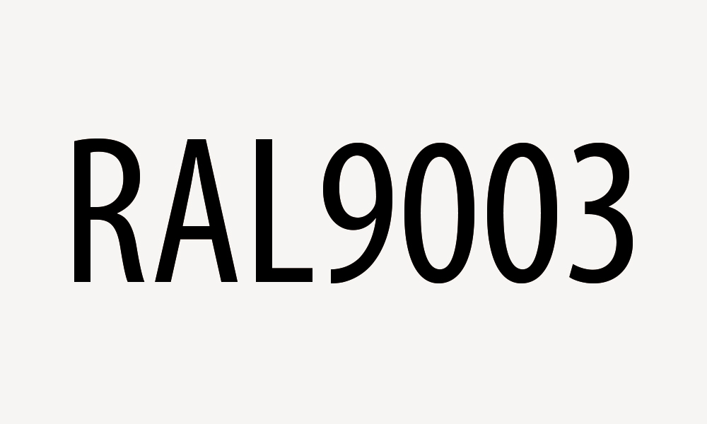 RAL 9003 Signalweiß 