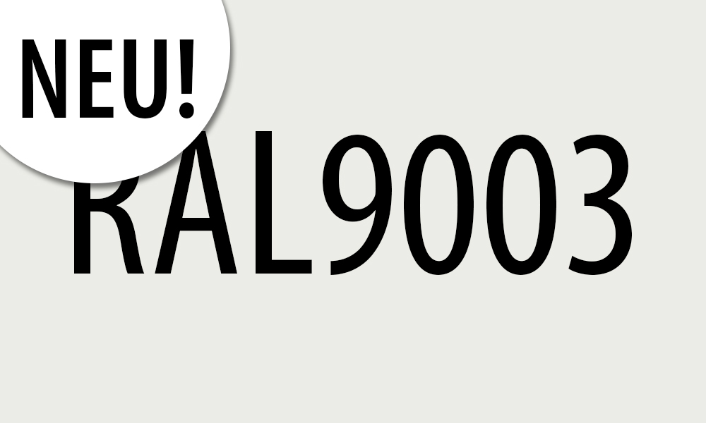 RAL 9003 Signalweiß 