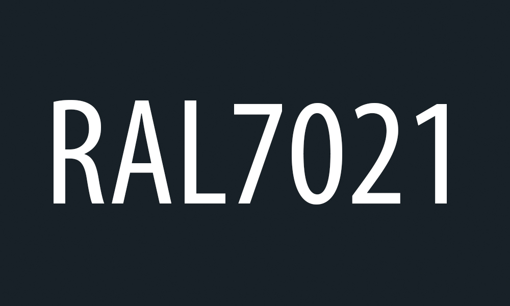RAL 7021 Schwarzgrau 